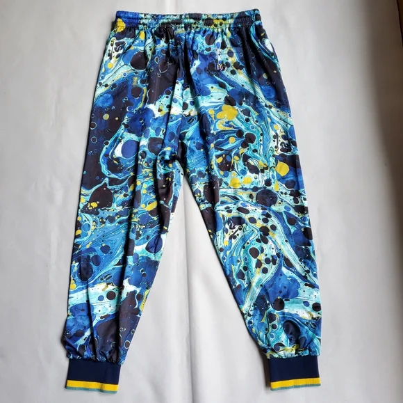NWT$1,145 Dolce and Gabbana DG Logo Marble Print Jogger Sweatpants Sz 52 (36)